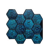 Sea Port Blue peel and Stick Wall Tile | Hexagon Kitchen Backsplash Tiles | self Adhesive Tiles for Home